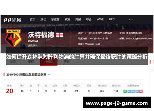 如何提升森林队对阵利物浦的胜算并确保最终获胜的策略分析