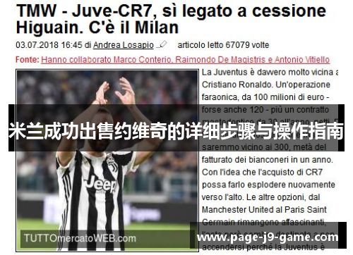 米兰成功出售约维奇的详细步骤与操作指南